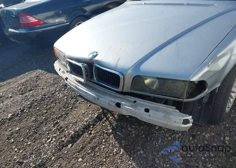1998 BMW 740Il из США, поврежденный, VIN WBAGJ8328WDM21017
